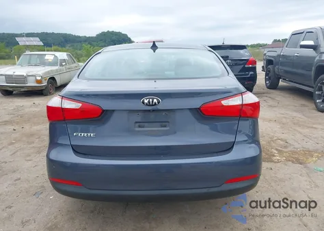 2016 Kia Forte Lx из США, поврежденный, VIN KNAFX4A65G5554838